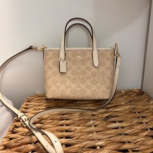 Coach Beige Crossbody Bag